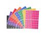 GOMMETTE RECTANGULAIRE CLEOPATRE MULTI TAILLES       ADHESIF PERMANENT 8 COLORIS   ASSORTIS 2592 GOMMETTES