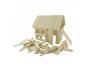 BATONNET BOIS PLAT INNSPIRO 6.5CM COLORIS NATUREL LOT DE  500