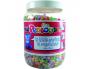 BARIL DE PERLES GRAINE CREATIVE LUDIQUES ET COLOREES 8 000 PERLES COLORIS NACREES  ASSORTIS