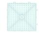 PLAQUE GRAINE CREATIVE POUR MAXI PERLES A REPASSER CARREE 15X15CM