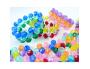 PERLE PLASTIQUE INNSPIRO A FACETTES 8MM COLORIS          TRANSPARENTS ASSORTIS LOT DE  1600 PERLES