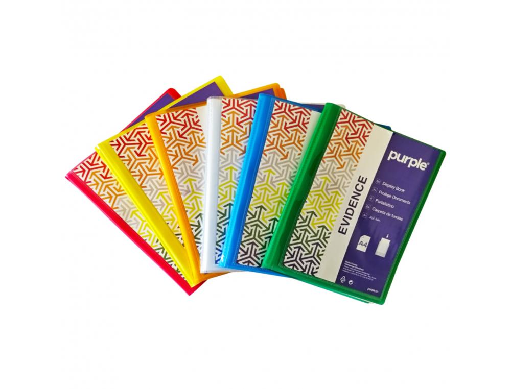 PROTEGE-DOCUMENTS OFFICE PLAST PERSONNALISABLE 40 VUES QUALITE PP 40 MICRONS LISSE