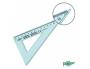 EQUERRE INCASSABLE FAIBO 60 HYPOTENUSE 16 CM
