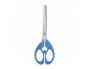 CISEAU BUREAU FAIBO ACIER INOXYDABLE ANNEAUX PLASTIQUE  BOUTS RONDS TOUS USAGES 17CM