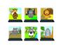 PUZZLE UP LES ANIMAUX DE LA SAVANE CULTURE CLUB           CONSTRUIRE A LA VERTICALE 6   PUZZLES DE 14 PIECES 6 BASES