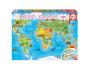 PUZZLES CARTES DU MONDE EDUCA CARTE DU MONDE DES MONUMENTS  150 PIECES 1 PLANCHE          ILLUSTREE