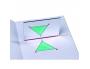 ATELIER DE SYMETRIE VINCO EDUCATIONAL MIROIR INCASSABLE POUR SYMETRIE GEOMETRIE       ANGLES ETC 25 MIROIRS