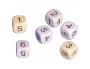 JEU DE 6 DES CULTURE CLUB CHIFFRES DE 1 A 6 16 MM