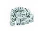 LOT DE DES ARETE 12MM CLULTURE CLUB 25 UNITES