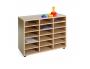 MEUBLE CULTURE CLUB BAS A CASES DE RANGEMENT 18         COMPARTIMENTS HORIZONTAUX