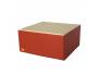 POUF CULTURE CLUB CARRE GRAND HAUTEUR D'ASSISE 30CM