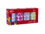 GOMMETTE APLI FORMES GEOMETRIQUES ET COLORIS       PASTELS ASSORTIS 4 ROULEAUX   5428 UNITES