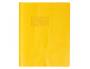 PROTEGE-CAHIER CLAIREFONTAINE 17X22CM PLASTIQUE 22/100E     OPAQUE COLORIS JAUNE