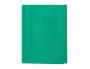 PROTEGE-CAHIER CLAIREFONTAINE 17X22CM PLASTIQUE 22/100E 2   RABATS COLORIS VERT