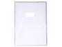 PROTEGE-CAHIER CLAIREFONTAINE 21X29,7CM PLASTIQUE 22/100E   CRISTAL INCOLORE