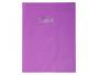 PROTEGE-CAHIER CLAIREFONTAINE 24X32CM PLASTIQUE 22/100E     OPAQUE COLORIS VIOLET