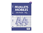 FEUILLETS MOBILES CONQUERANT 21X29,7 CM 200 PAGES SEYES    80G