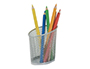 POT A CRAYONS ALBA METAL MESH COLORIS GRIS