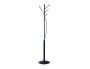 PORTE-MANTEAUX MAULAURA 4 PATERES ACIER LAQUE ET HETRE  HAUTEUR 180CM COLORIS NOIR