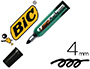 MARQUEUR BIC PERMANENT ONYX MARKER 1482 POINTE OGIVE TRAC 4MM TOUS SUPPORTS CORPS MTAL NOIR