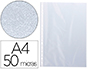 POCHETTE Q-CONNECT POLYPROPYLNE GRAIN 5/100E ECO PERFORE ANTISTATIQUE A4 210X297MM SACHET 100 UNITS