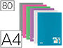 PROTGE-DOCUMENTS ELBA HAWA POLYPROPYLNE COUVERTURE RIGIDE A4 PORTE-TIQUETTE 80 POCHETTES 160 VUES COLORIS ASSORTIS