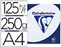 PAPIER CLAIREFONTAINE CLAIRALFA EXTRA BLANC A4 250G/M2 BLANCHEUR 170 OPACIT 93 RIGIDIT 135 TOUCHER SATIN 125 FEUILLES