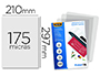 POCHETTE PLASTIFICATION FELLOWES  CHAUD POLYESTER TRANSPARENT RSISTANT EAU FORMAT A4 175 MICRONS BOTE 100 UNITS