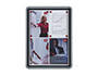 VITRINE AFFICHAGE NOBO EXTRIEUR FOND MTAL MAGNTIQUE FAADE VERRE SERRURE 12 FEUILLES A4 102,5X98X4,5CM
