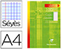 COPIE DOUBLE CLAIREFONTAINE A4 210X297MM PAPIER VLIN VELOUT 100P 90G SYS NON PERFORES TUI VERNI