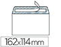 ENVELOPPE CONOMIQUE C6 114X162MM 80G ADHSIVE COLORIS BLANC BOTE 500 UNITS