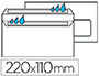 ENVELOPPE CONOMIQUE DL 110X220MM 80G AUTOCOLLANTE FENTRE 35X100MM COLORIS BLANC BOTE 500 UNITS