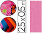 PAPIER CRPON CLAIREFONTAINE DENSIT CRPAGE 60% 40G/M2 50CMX2.5M UNICOLORE CYCLAMEN