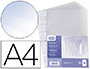 POCHETTE OXFORD POLYPROPYLNE LISSE PERFORE ANTISTATIQUE A4 210X297MM SACHET 50 UNITS