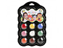 PALETTE MAQUILLAGE OZ INTERNATIONAL CARNAVAL GRIM'TOUT CONTIENT 1 PONGE 1 PINCEAU 1 GUIDE 9 COLORIS ASSORTIS