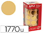 GOMMETTE MTALLISE APLI AGIPA RONDE DIAMTRE 20MM COLORIS OR ROULEAU 1770 UNITS