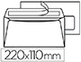 ENVELOPPE GPV GREEN DL 110X220MM 75G ADHSIVE FENTRE 35X100MM COLORIS BLANC BOTE 500 UNITS