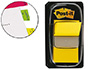 MARQUE-PAGES POST-IT STANDARD INDEX 25X44MM 50F COLORIS JAUNE