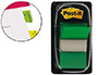 MARQUE-PAGES POST-IT STANDARD INDEX 25X44MM 50F COLORIS VERT
