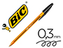 STYLO-BILLE BIC CRISTAL CRITURE FINE 0.4MM ENCRE CLASSIQUE BILLE INDFORMABLE CAPUCHON COULEUR ENCRE NOIR
