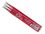 REC ROLLER PILOT FRIXION BALL CRITURE MOYEN 0.7MM ENCRE EFFAABLE COLORIS ROUGE SET 3 UNI