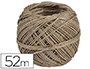 FICELLE CHANVRE 50G COLORIS MARRON BOBINE 52M
