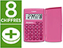 CALCULATRICE CASIO SCIENTIFIQUE PETITE FX 4 OPRATIONS GRAND CRAN SPCIAL ENFANTS MMOIRE PILE 120X75X10.7MM 70G ROSE