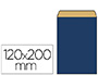 POCHETTE KRAFT VERG 60G 120X45X200MM COLORIS BLEU