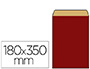 POCHETTE KRAFT VERG 60G 180X60X350MM COLORIS ROUGE