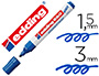 MARQUEUR EDDING E660 TABLEAU BLANC RECHARGEABLE POINTE OGIVE TRAC 1.5/3MM ENCRE CAP-OFF PIGMENTE NON TOXIQUE BLEU
