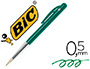 STYLO-BILLE BIC M10 CRITURE MOYENNE 0.5MM ENCRE CLASSIQUE RTRACTABLE BOUTON POUSSOIR LATRAL COLORIS VERT