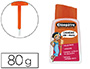 COLLE SCOLAIRE CLOPTRE PAPIER CARTON TRAVAUX MANUELS SANS SOLVANT FLACON 80G