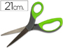 CISEAUX Q-CONNECT CONOMIQUES AVEC GRIP 210MM ANNEAUX CAOUTCHOUC