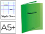 CAHIER D'CRITURE CONQURANT CLASSIQUE COUVERTURE POLYPROPYLNE RIGIDE A5+ 17X22CM 32 PAGES 90G SYS 3MM COLORIS VERT